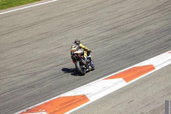 Sesión Fotos Circuito Cheste Comunidad Valenciana Competencia Superbike — Foto de Stock