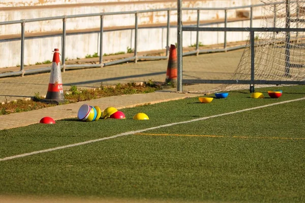 Jogo Futebol Infantil Salão Esportes Xirivella Valencia — Fotografia de Stock