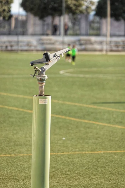 Kinderfußballspiel Der Sporthalle Von Xirivella Valencia — Stockfoto