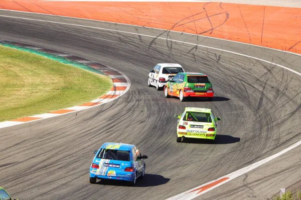 Motorevent Auf Dem Ricardo Tormo Circuit Valencia Citroen Saxo Cup — Stockfoto