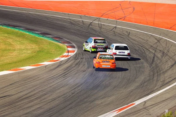 Motorevent Auf Dem Ricardo Tormo Circuit Valencia Citroen Saxo Cup — Stockfoto