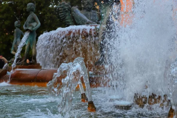 Statue Lion City Valencia — Stockfoto