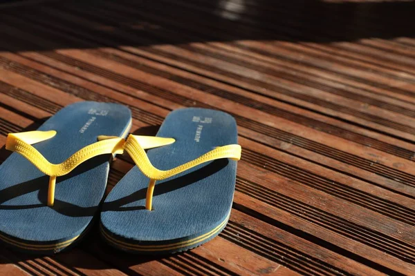 Summer Shoes Flip Flops Sandals Sun — Stock Photo, Image