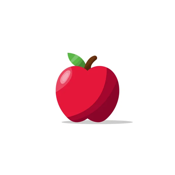 Dessin Animé Pomme Fruit Illustration — Image vectorielle