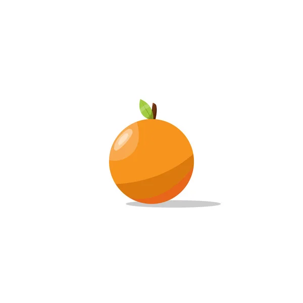 Zeichentrick Orange Frucht Illustration Design — Stockvektor