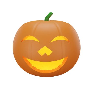 Cadılar Bayramı konseptiyle kabağın 3D canlandırması