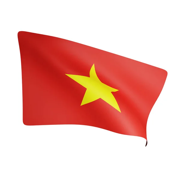 Weergave Van Vietnam Vlag Concept Vietnam Nationale Dag — Stockfoto