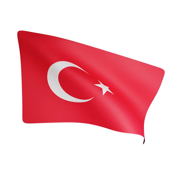 Rendering Der Türkei Flagge Konzept Türkei Nationalfeiertag — Stockfoto