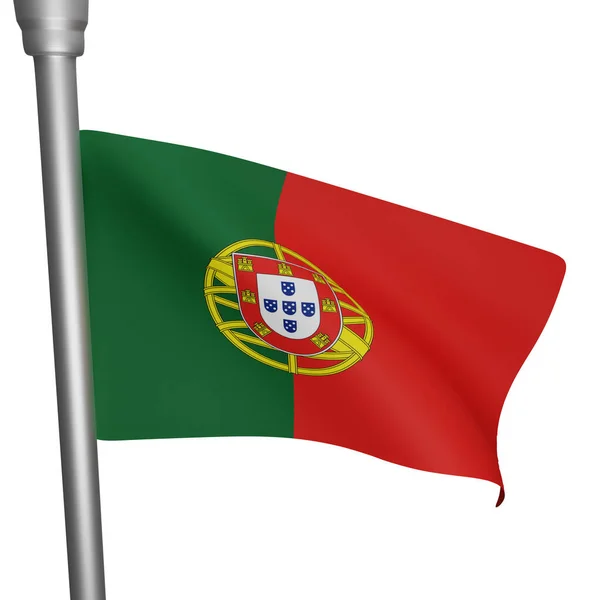 Weergave Van Portugal Vlag Concept Portugal Nationale Dag — Stockfoto