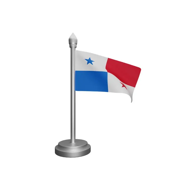 Weergave Van Panama Vlag Concept Panama Nationale Dag — Stockfoto