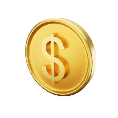 Dolar parasının 3D sunumu