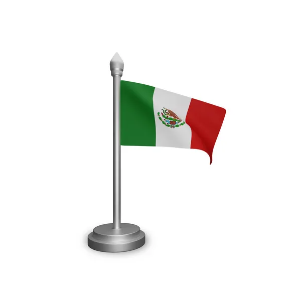 Показ Концепции Мексиканского Флага Национальный День Мексики — стоковое фото