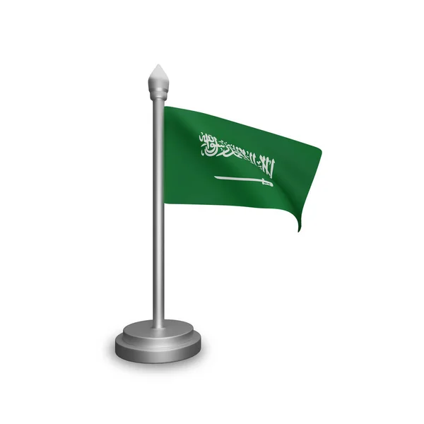 Vykreslování Saudské Arábie Koncept Vlajky Saudské Arábie Národní Den — Stock fotografie
