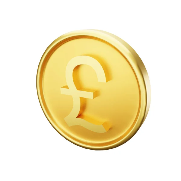 Rendering Pound Currency — Stock Photo, Image