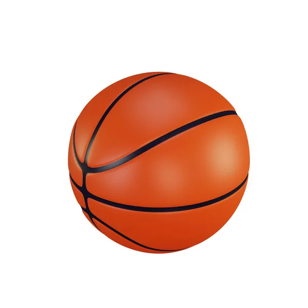 Rendering Basketball Background Isolated — Stock Photo, Image