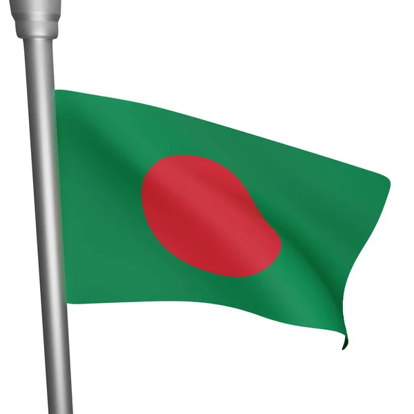 Rendering Van Bangladesh Vlag Concept Bangladesh Nationale Dag — Stockfoto