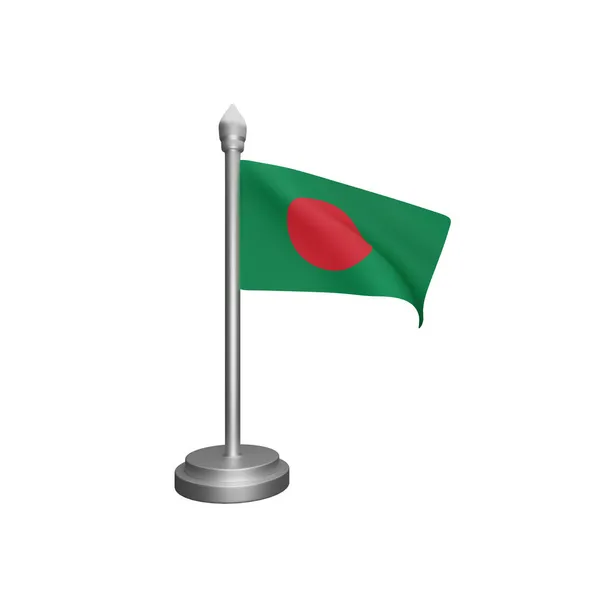 Rendu Drapeau Bangladesh Concept Bangladesh Fête Nationale — Photo