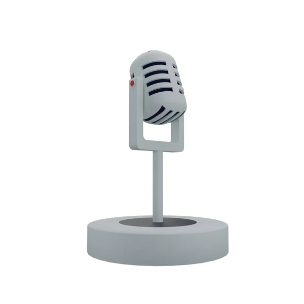 Rendering Microphone — Stock Photo, Image