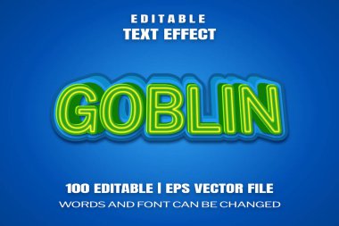 Düzenlenebilir metin efektleri, Cin, kelimeler ve yazı tipi değiştirilebilir