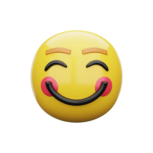 Emoji Smiling Face — стоковое фото