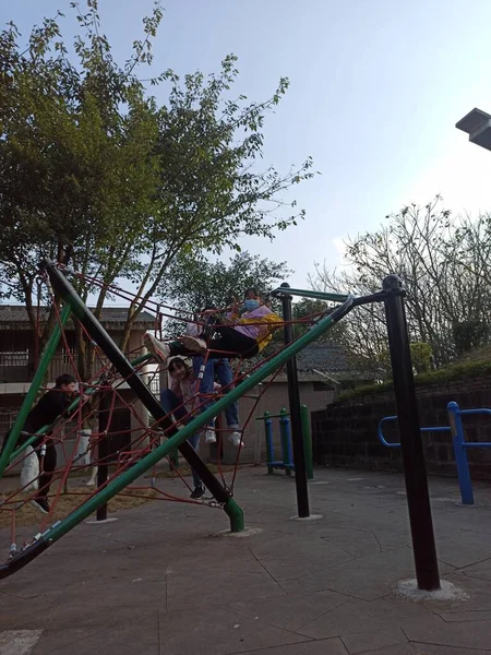 the playground in the park