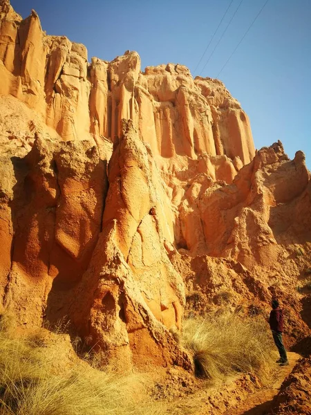 beautiful landscape of the valley of the negev desert in the north of israel