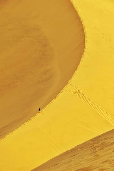 aerial view of the desert in the sahara, morocco