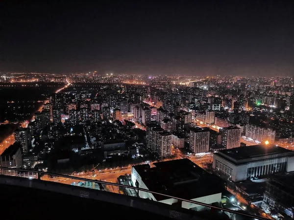 night view of the city of barcelona