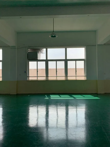 empty room with a window