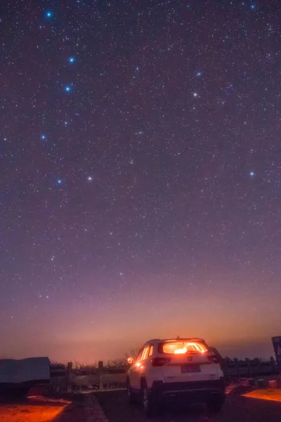 beautiful night sky with stars and milky way