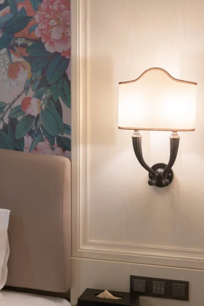 modern interior design of a light lamp