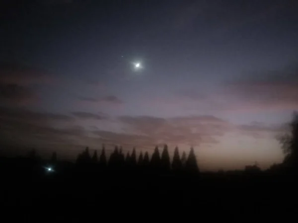 stock image night sky with clouds