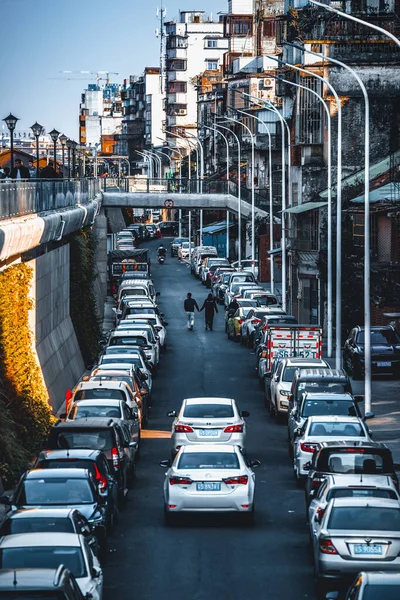 parking lot at the highway