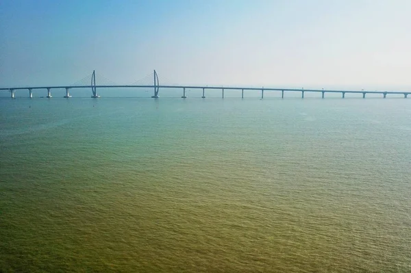 beautiful view of the sea and the bridge