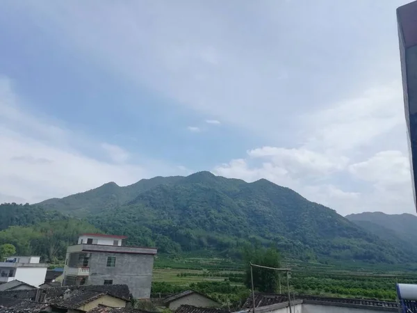 view of the city of the park in the mountains