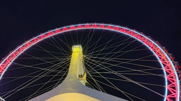 bicycle wheel with a black background