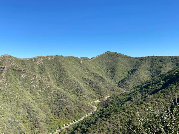 beautiful landscape of the valley of the mountain