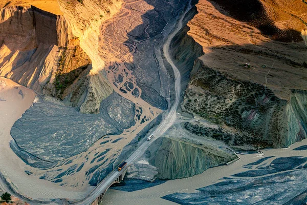 beautiful landscape of the valley of the negev desert in the north of israel