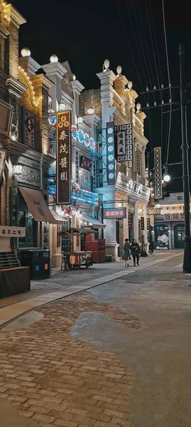 street view of the city of barcelona, spain