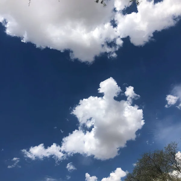 stock image white clouds in the sky