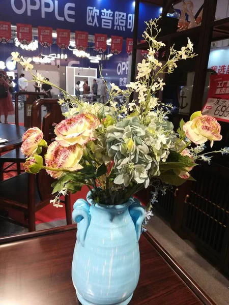 beautiful flowers in the store