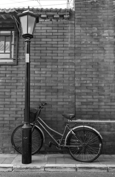 bicycle parked on the street