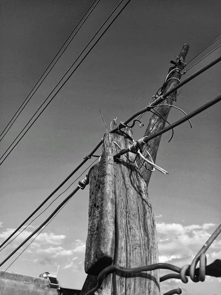 black and white photo of a wire-frame