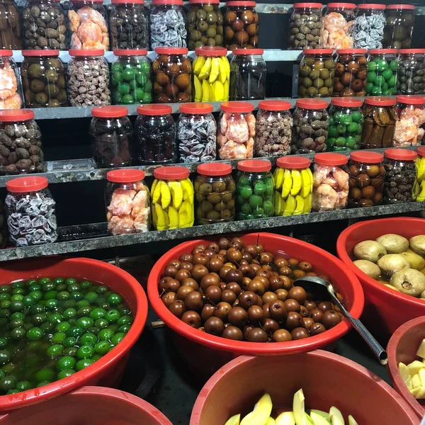 street food market, barcelona, spain