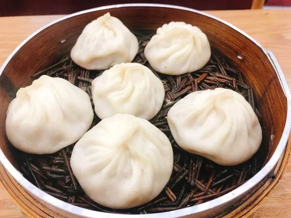 chinese dumplings with steamed dumpling