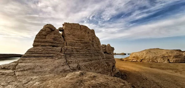 beautiful landscape of the valley of the badlands national park, utah, usa