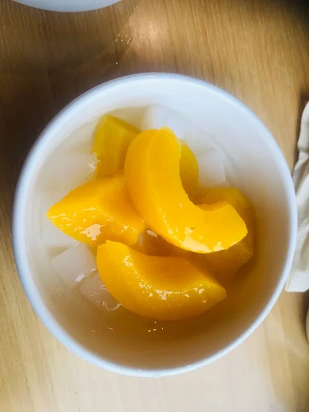 fresh yellow sweet pepper in a glass bowl