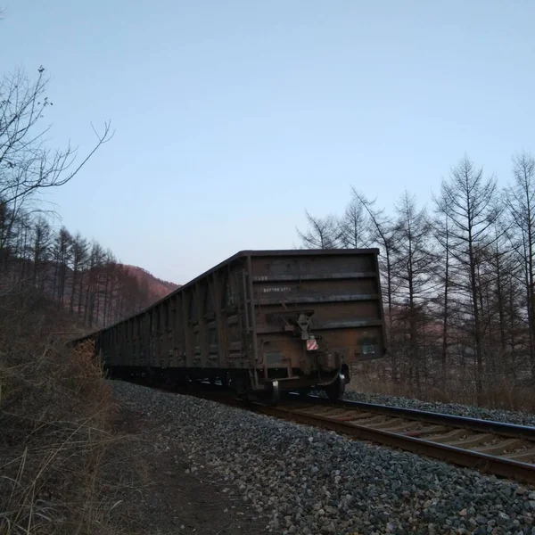 railway tracks on the railroad track