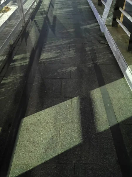 the shadow of the city of the airport