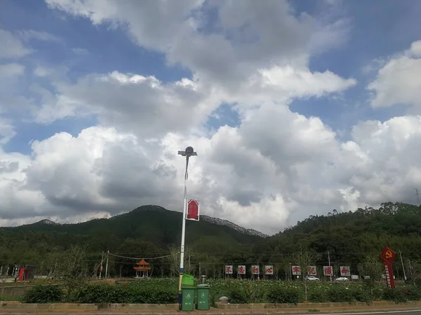 view of the city of the park in the mountains